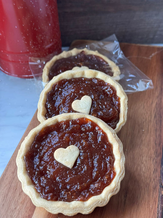 Quince jam tart